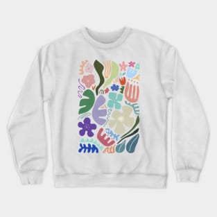 Floral Shapes Crewneck Sweatshirt